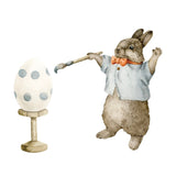 Rabbit Painter with Egg Decal - Cover-Alls Decals