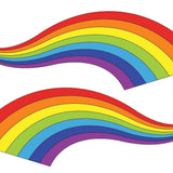 Rainbow Curve Decal - Cover-Alls Decals