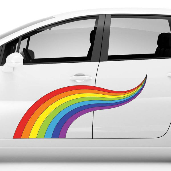 Rainbow Curve Decal - Cover-Alls Decals
