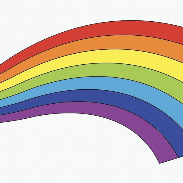 Rainbow Curve Decal - Cover-Alls Decals