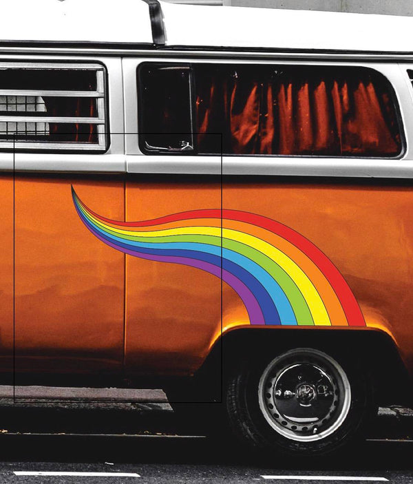 Rainbow Curve Decal - Cover-Alls Decals