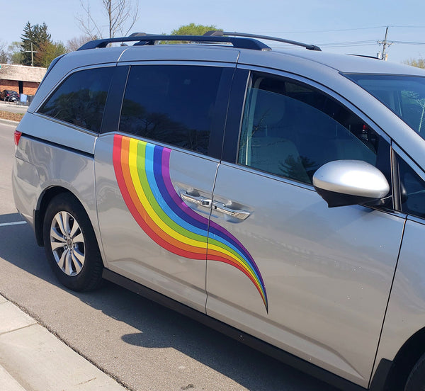 Rainbow Curve Decal - Cover-Alls Decals