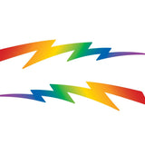 Rainbow Lightning Decal - Cover-Alls Decals