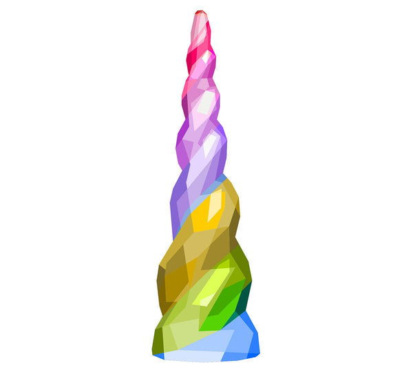 Rainbow Unicorn Horn Decal - Cover-Alls Decals
