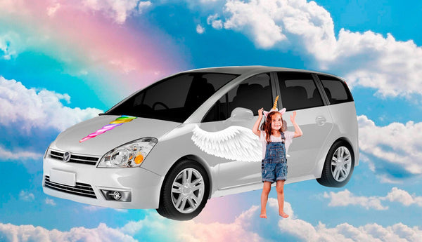 Rainbow Unicorn Horn Decal - Cover-Alls Decals