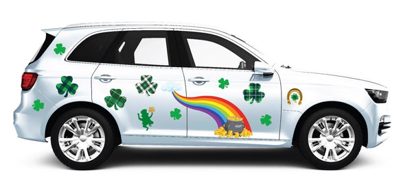 Rainbow with Pot of Gold Decal - Cover-Alls Decals