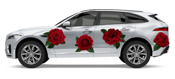 Red Rose Decals - Cover-Alls Decals