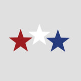 Red, White or Blue Star Decals - Cover-Alls Decals