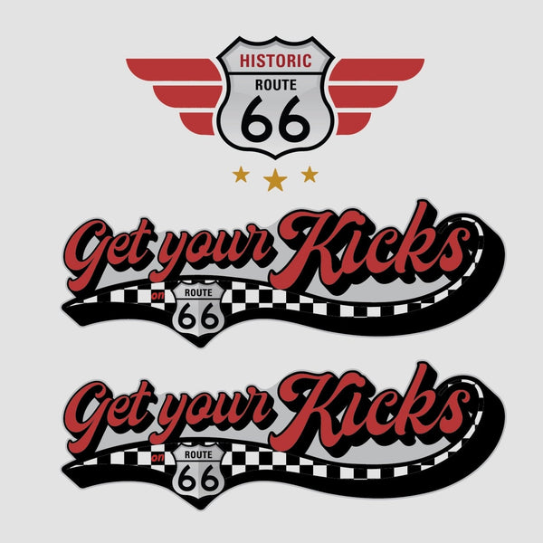 Route 66 decals - Cover-Alls Decals