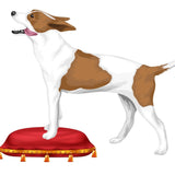 Royal Red Pillow with Gold Tassels -- Decal for our Dogs in the Wind Decals - Cover-Alls Decals