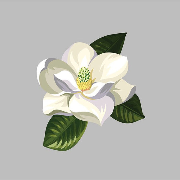 Southern Magnolia Blossoms - Car Floats Reusable Car Decals