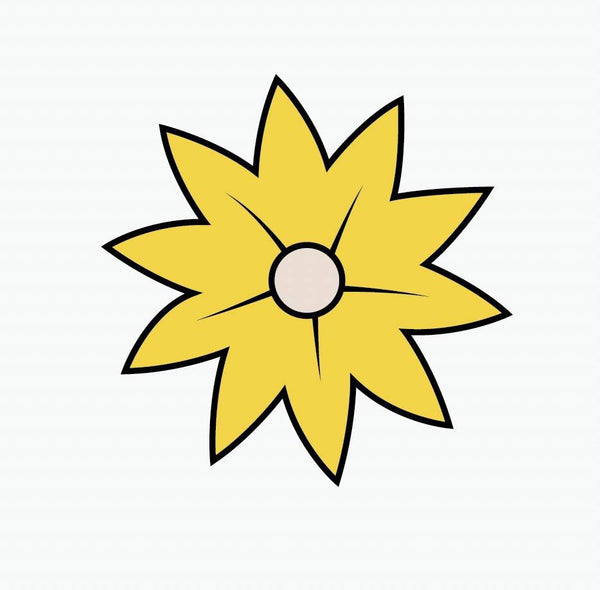 Star Flower Decals - Cover-Alls Decals