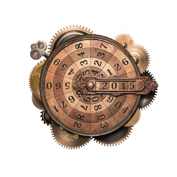 Steampunk Code Lock & Key Decal - Cover-Alls Decals