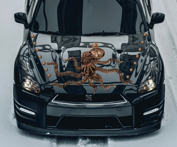 Steampunk Octopus Decal - Cover-Alls Decals