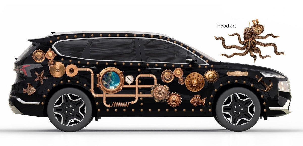 Steampunk Rivet Decals - Cover-Alls Decals