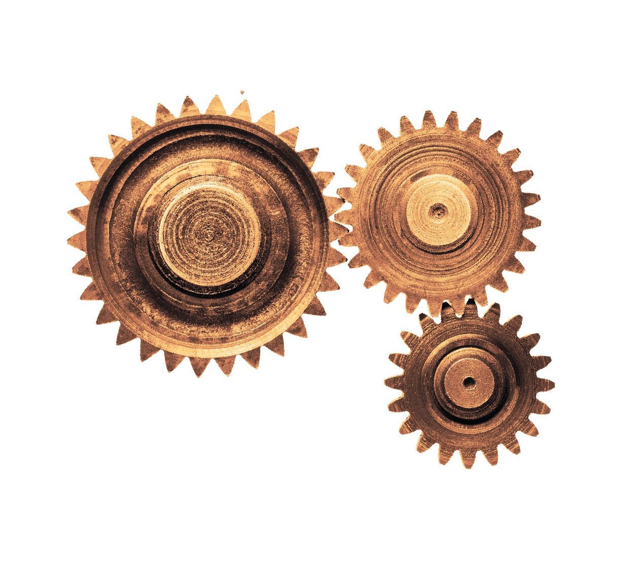 copper gear Steampunk sets of gear decals — Cover-Alls Decals