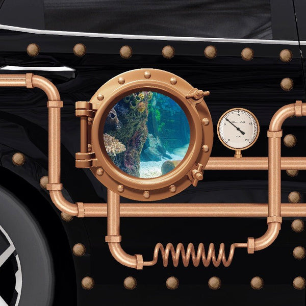 Steampunk Spiral Tubing - Cover-Alls Decals