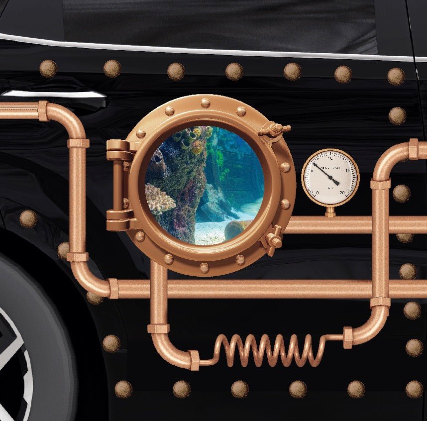 Steampunk Spiral Tubing - Cover-Alls Decals