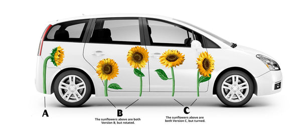 Sunflower Decals - Cover-Alls Decals