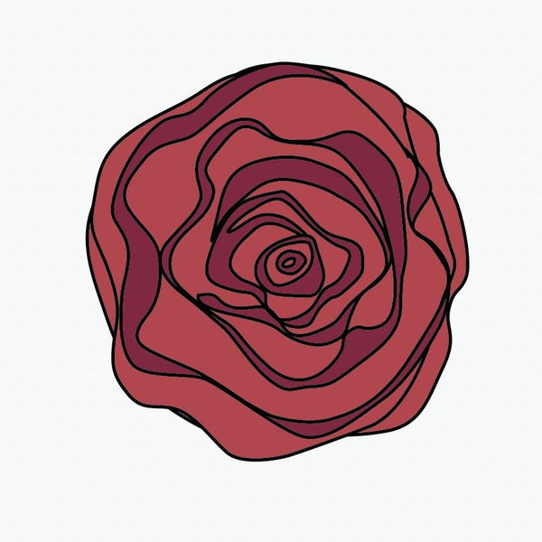 Swirl Rose Decals - Cover-Alls Decals