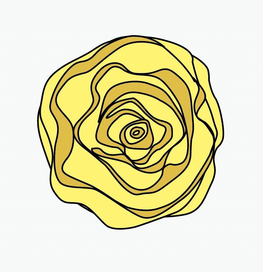 Swirl Rose Decals - Cover-Alls Decals