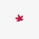 Dk Red Maple Leaf
