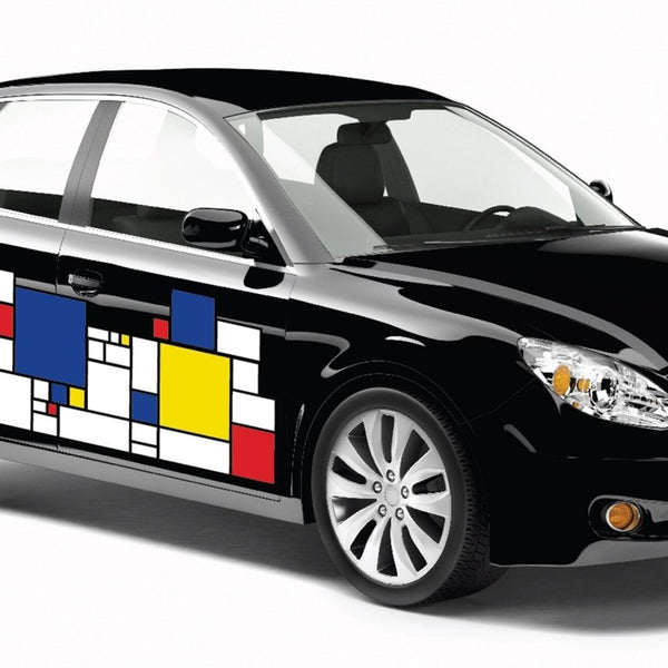 The Modern Art Kit - Car Floats Reusable Car Decals