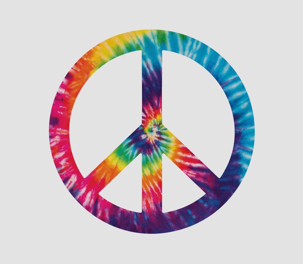 Peace Sign in Tye Dye Graphic by L. M. Dunn · Creative Fabrica