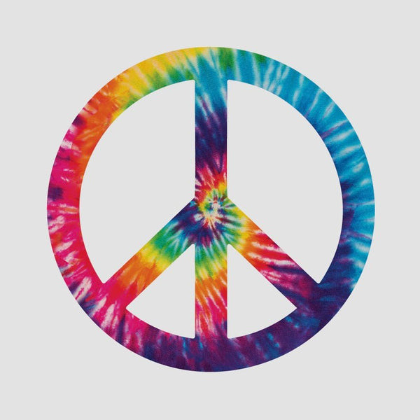 Tie-dye Peace Sign - Cover-Alls Decals