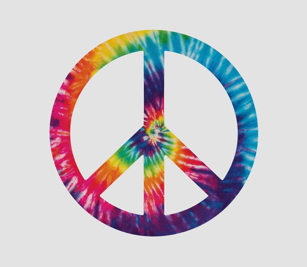 Tie-dye Peace Sign - Cover-Alls Decals