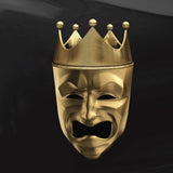 Tragedy & Comedy Gold Theater Masks Decals - Cover-Alls Decals