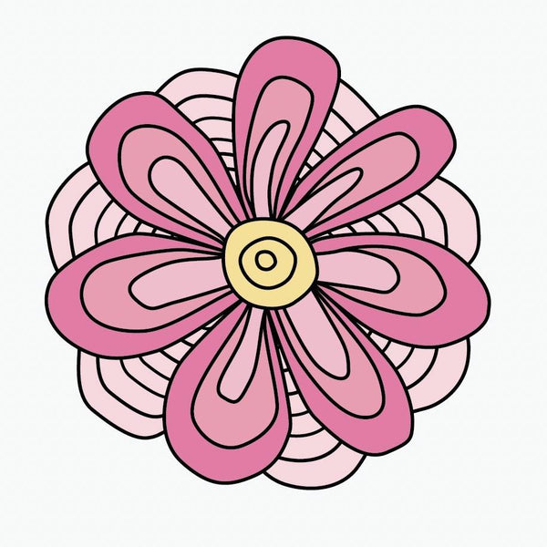 Trippy Flower Decals - Cover-Alls Decals