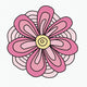 Trippy Flower — light pink