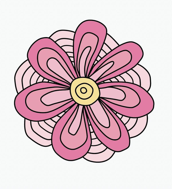 Trippy Flower Decals - Cover-Alls Decals