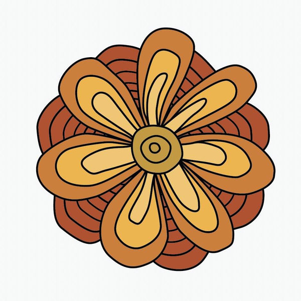 Trippy Flower Decals - Cover-Alls Decals