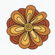 Trippy Flower — orange