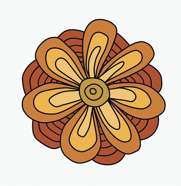 Trippy Flower Decals - Cover-Alls Decals