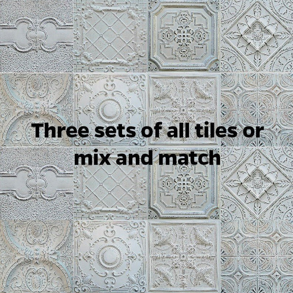 Vintage Ceiling Tiles - Cover-Alls Decals