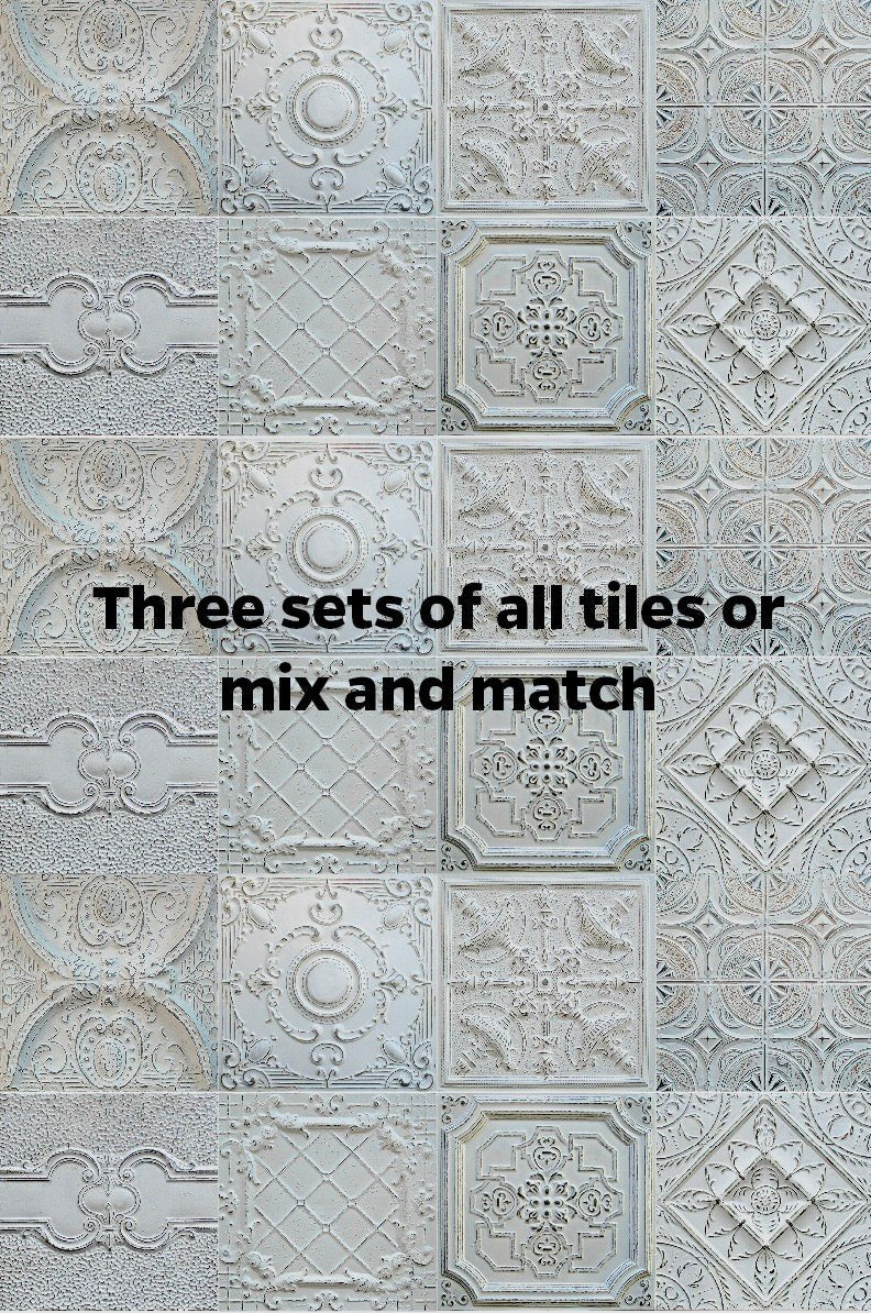 Vintage Ceiling Tiles - Cover-Alls Decals