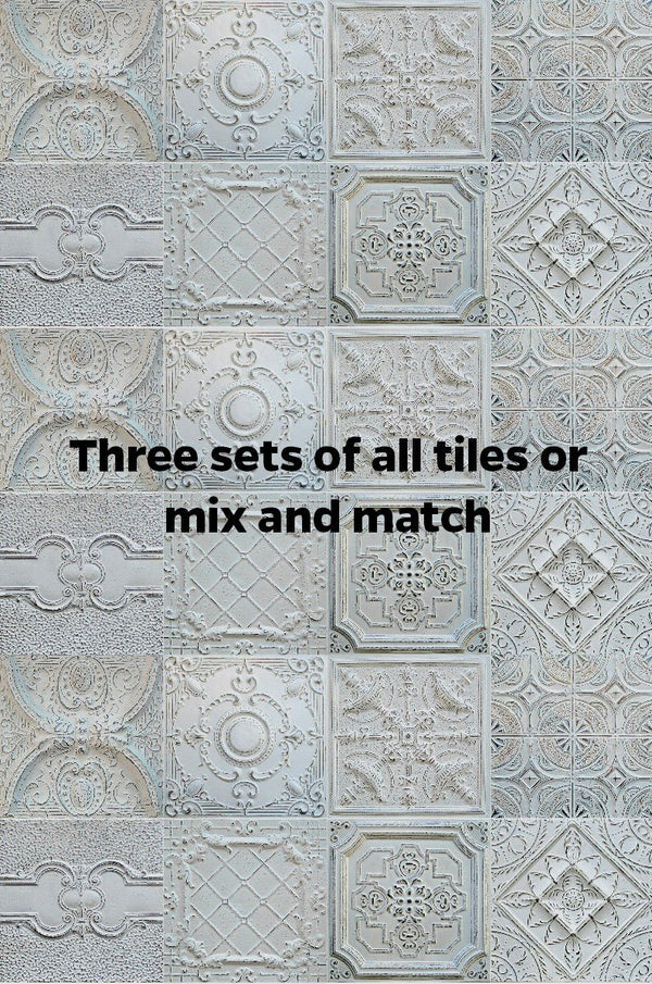 Vintage Ceiling Tiles - Cover-Alls Decals