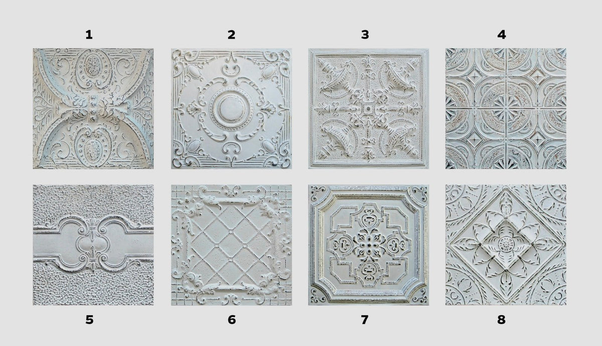 Vintage Ceiling Tiles - Cover-Alls Decals