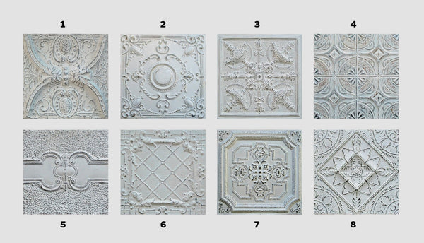 Vintage Ceiling Tiles - Cover-Alls Decals