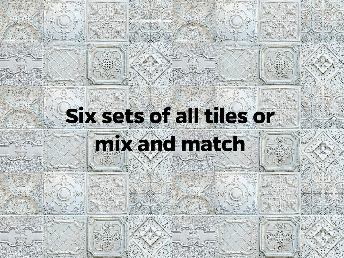 Vintage Ceiling Tiles - Cover-Alls Decals