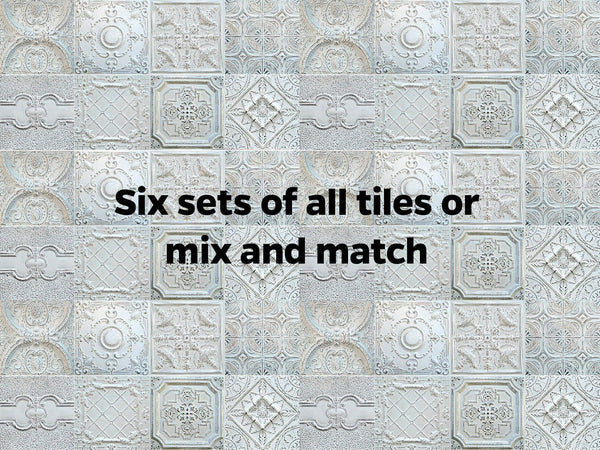 Vintage Ceiling Tiles - Cover-Alls Decals