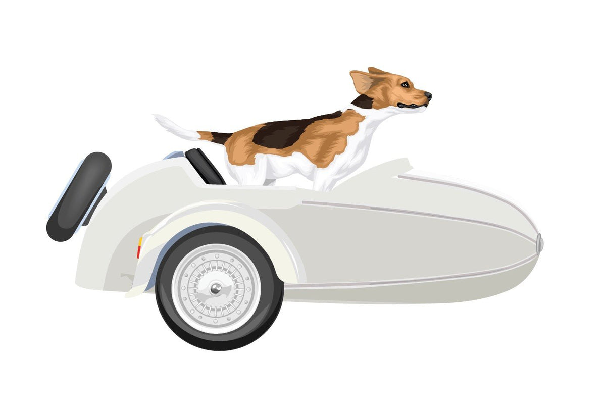 Vintage-Style Sidecars - Cover-Alls Decals