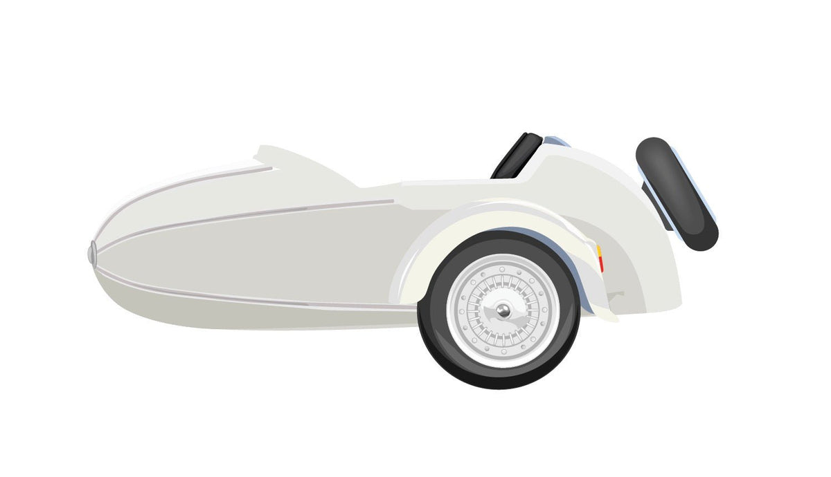 Vintage-Style Sidecars - Cover-Alls Decals