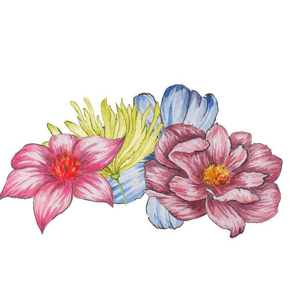 Watercolor Flower Crowns - Cover-Alls Decals