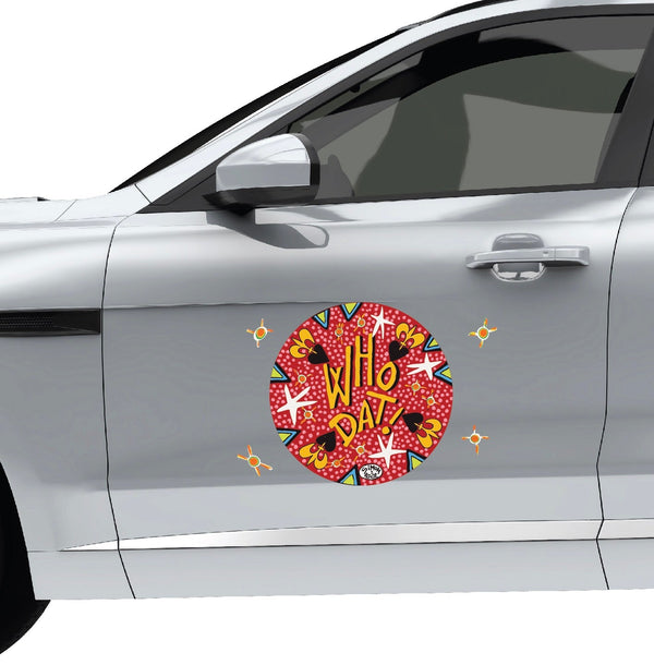 Who Dat! Decal by Simon of New Orleans - Cover-Alls Decals