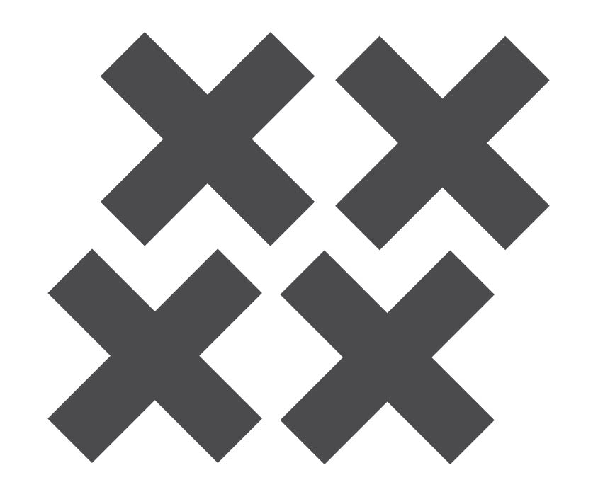 Xs and Os - Cover-Alls Decals