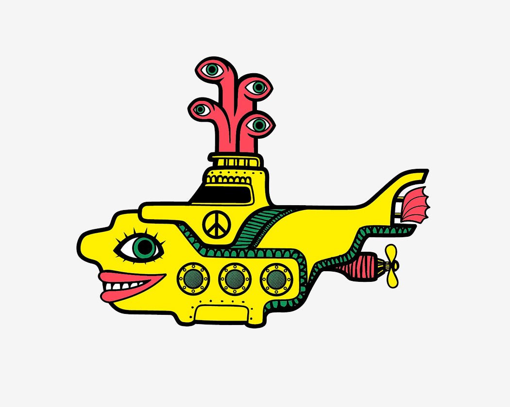 Yellow Submarine Decal - Cover-Alls Decals